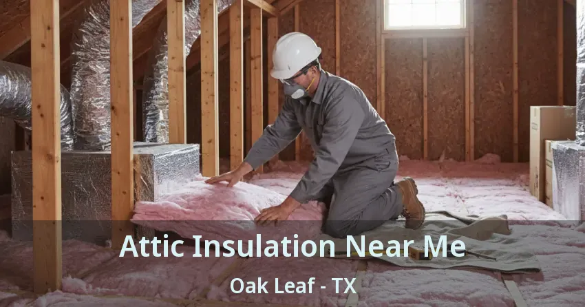 Attic Insulation Near Me Oak Leaf - TX