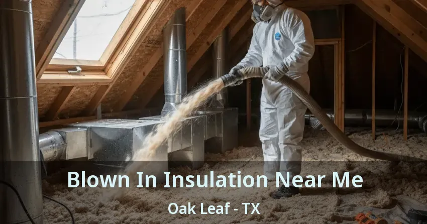 Blown In Insulation Near Me Oak Leaf - TX