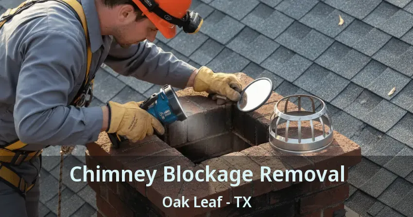 Chimney Blockage Removal Oak Leaf - TX