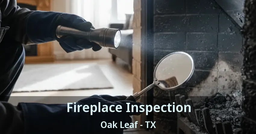 Fireplace Inspection Oak Leaf - TX