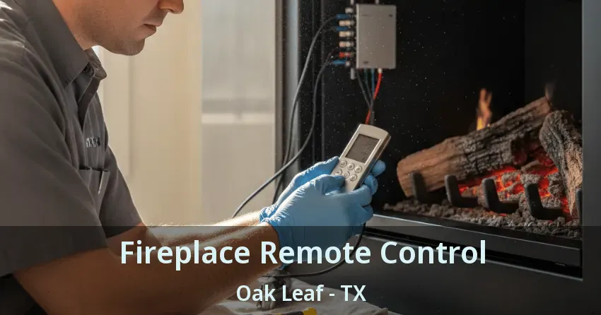 Fireplace Remote Control Oak Leaf - TX Fireplace Remote Control Oak Leaf - TX