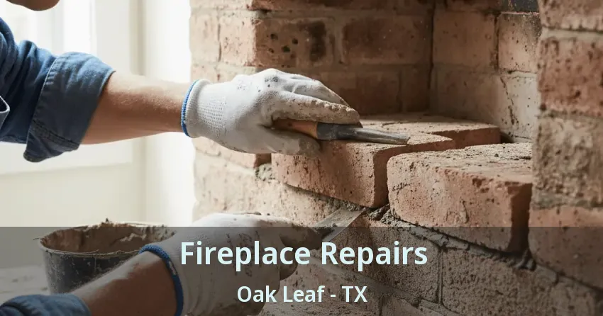 Fireplace Repairs Oak Leaf - TX