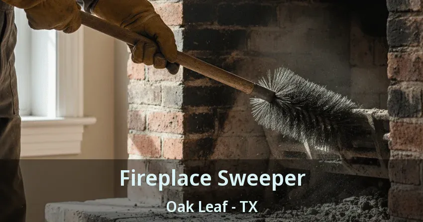 Fireplace Sweeper Oak Leaf - TX Fireplace Sweeper Oak Leaf - TX