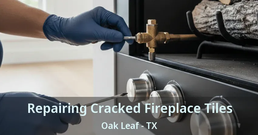Repairing Cracked Fireplace Tiles Oak Leaf - TX Repairing Cracked Fireplace Tiles Oak Leaf - TX